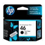 Cartucho de Tinta HP 46 Negra Original CZ637AL