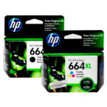 Kit De 2 Cartuchos De Tinta Hp 664xl Original  Negro Y Color