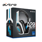 Audífono Gamer Astro A20 Wireless Ps4 Ps5 Blanco Azul - Imagen 5