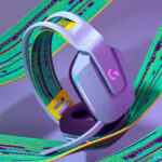 Audífono Logitech G733 Lila Lightspeed Wireless Rgb - Imagen 3
