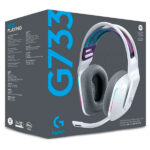 Audífono Logitech G733 Blanco LightSpeed RGB USB  Wireless - Imagen 4