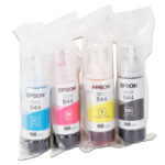 Tinta Kit 4 Colores Epson T544 T 544 L3110 l4110 L3150 100% Original - Imagen 2