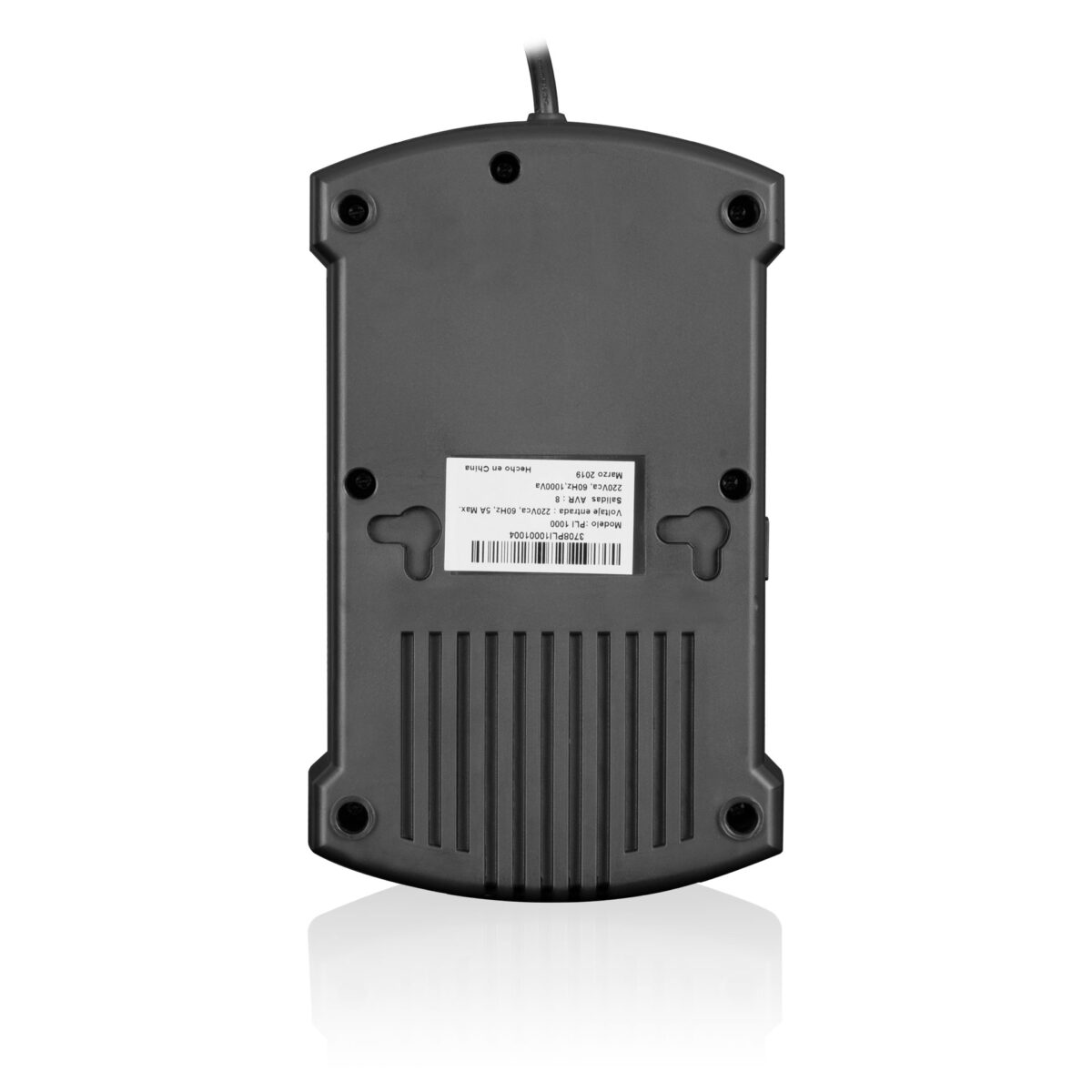 Estabilizador Pulsar PLI100-1000W 8 Salidas power Lite - Negro - Imagen 3