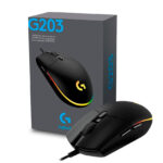 Mouse Logitech G203 Negro Gamer Lightsync Rgb  - 8,000 Dpi - Imagen 3