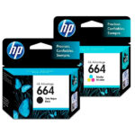 Kit de cartuchos HP 664 color (F6V28AL) y negro (F6V29AL)