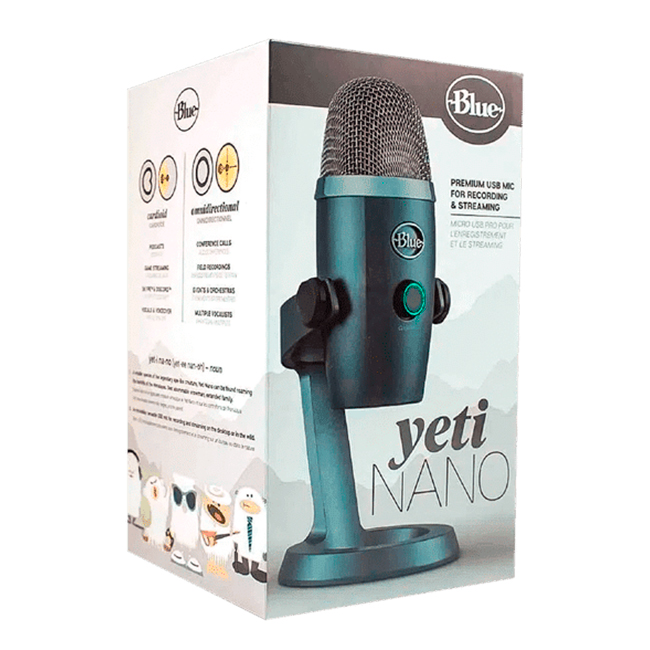 Micrófono Blue Yeti Nano Grey- KOBY INVERSIONES