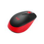 Mouse Logitech M190 Negro/Rojo Inalámbrico - Imagen 2