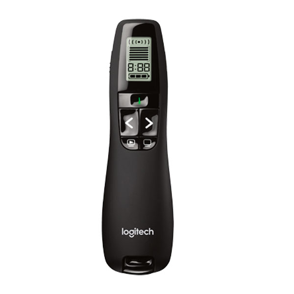 Puntero Laser R800 Logitech Presentador Professional Negro