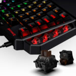 Teclado Mecánico Redragon DITI Brown RGB K585RGB - Imagen 5