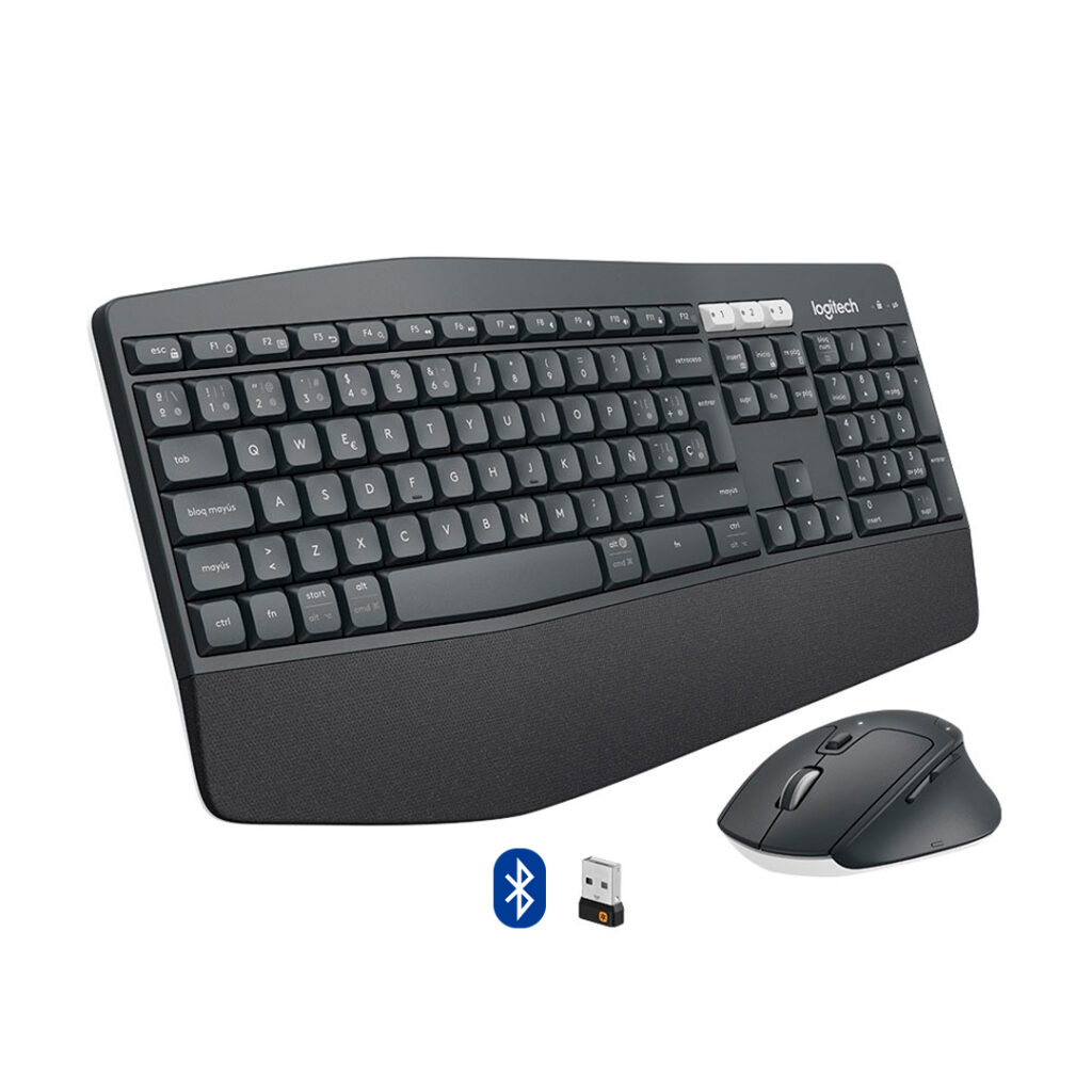 Teclado Mouse Logitech MK850 Wireless USB Black