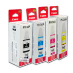 Kit Botella De Tinta Canon GI - 190 Bk Negro Cian Yellow Magenta
