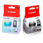 Tinta Canon Set de PG-210 + CL-211 Negro Tricolor