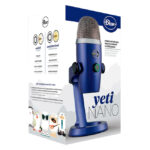 Micrófono Blue Yeti Nano Azul condensador Omnidireccional USB