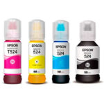 set 4 tintas epson 524 Originales - L15150 A3