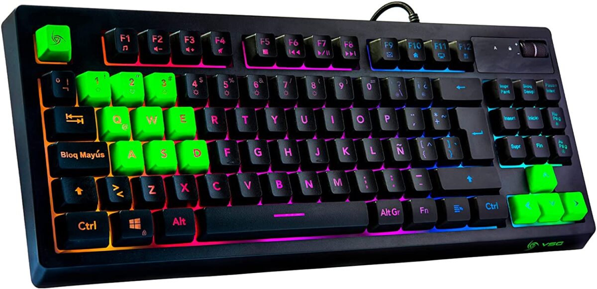Teclado Gamer vsg Pulsar TKL  Keycaps Adicionales Negro - Imagen 5