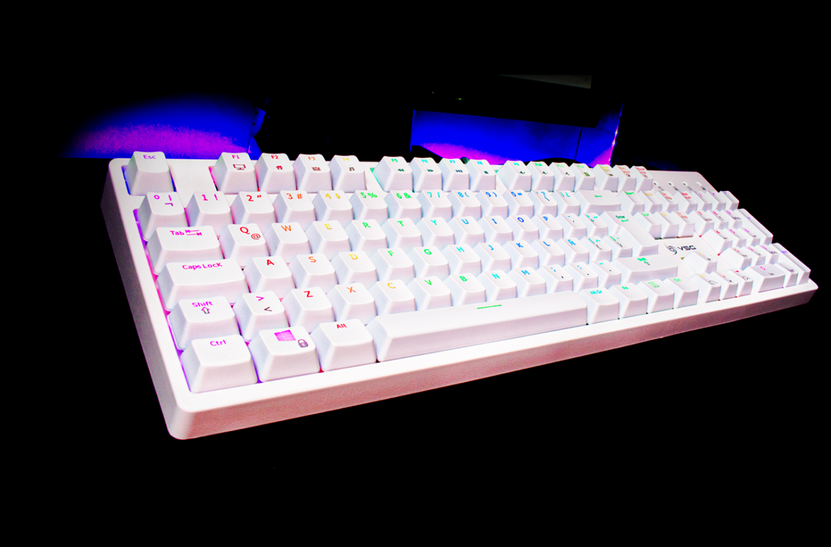 Teclado Mecánico VSG alnilam Blanco Blue - Imagen 3