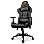 Sillas Gamer Cougar Armor One - Cuero PVC, Acero, Cuero Sintético - Negro