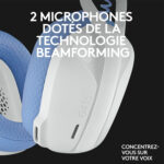 Audifono Logitech G435 Bluetooth Blanco Gamer - Imagen 5
