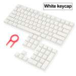 Redragon 105 Keycaps Teclas De Pudín Pbt De Doble Disparo Blanco