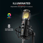Micrófono Gamer Trust GXT 256 EXXO Luz RGB - Imagen 4