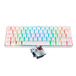 Teclado Mecánico VSG  Mintaka 60% blanco Brown