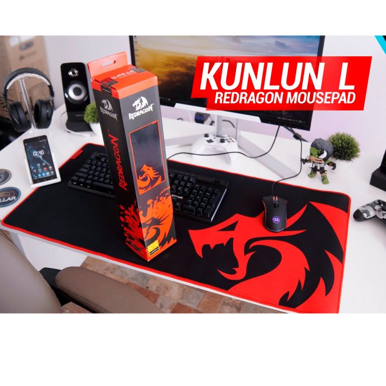 Mouse Pad Redragon Gamer P006 KUNLUN L KOBY INVERSIONES