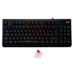 Teclado Mecánico vsg Quasar TKL RGB red