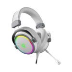 Audifono Vsg Singularity White 7.1 Virtual Rgb - Usb