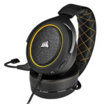 Audifono Gamer Corsair HS60 Pro SURROUND amarillo - Imagen 3