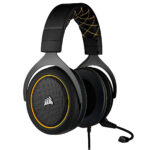 Audifono Gamer Corsair HS60 Pro SURROUND amarillo - Imagen 4