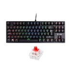 Teclado Mecánico VSG Alnitak TKL 80% negro red