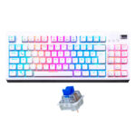 Teclado Mecánico vsg Quasar TKL RGB Blanco Blue