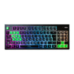 Teclado Gamer vsg Pulsar TKL  Keycaps Adicionales Negro