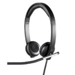 Audifono Logitech B2B H650E Usb stereo Negro Call Center - Imagen 4