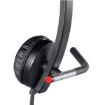 Audifono Logitech B2B H650E Usb stereo Negro Call Center - Imagen 3