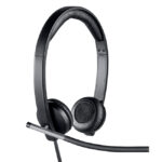 Audifono Logitech B2B H650E Usb stereo Negro Call Center - Imagen 5