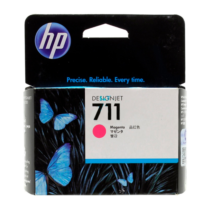 Tinta HP 711 original CZ131A Magenta Dgj
