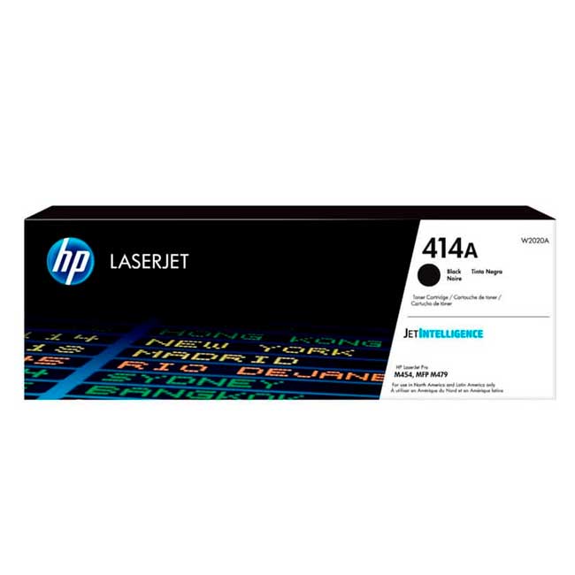Toner HP 414A Negro W2020A Original M454dw M479fdw - 2400pag