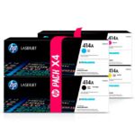 Toner Hp 414A pack X4 Original para M454dw M479fdw - C + M + Y + BK