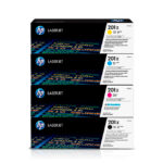 Toner Hp 201X Combo x4  Original para M277dw M252dw C + M + Y + BK - Imagen 3
