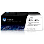Pack X2 Tóner HP 78A Negro CE278AD Dual - Original - Imagen 2