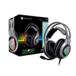 Audífono Gamer Antryx Thunder Vibrador 7.1 Virtual Gris