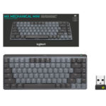 Teclado Logitech Mxmechanical Mini Inalambrico Mecanico Grafito