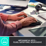 Teclado Logitech Mxmechanical Mini Inalambrico  Mecanico Grafito - Imagen 3