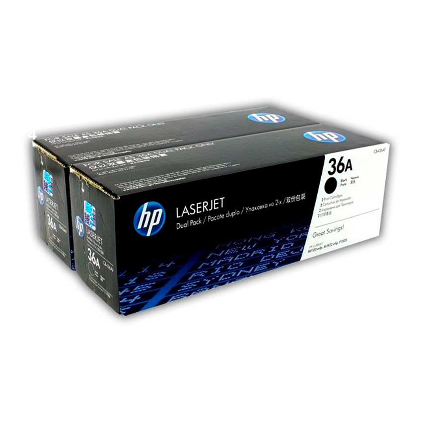 Toner Dual Pack HP 36AD Negro CB436AD Original