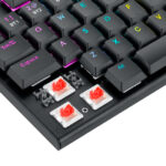 Redragon K621 Horus TKL Teclado mecánico inalámbrico RGB Ultradelgado - Bluetooth - Imagen 4