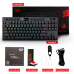 Redragon K621 Horus TKL Teclado mecánico inalámbrico RGB Ultradelgado - Bluetooth - Imagen 3