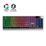 Teclado Micronics NEON+ MIC K709+ Gamer Español Semi Mecanico