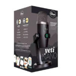 Micrófono Blue Yeti Nano Negro condensador Omnidireccional USB