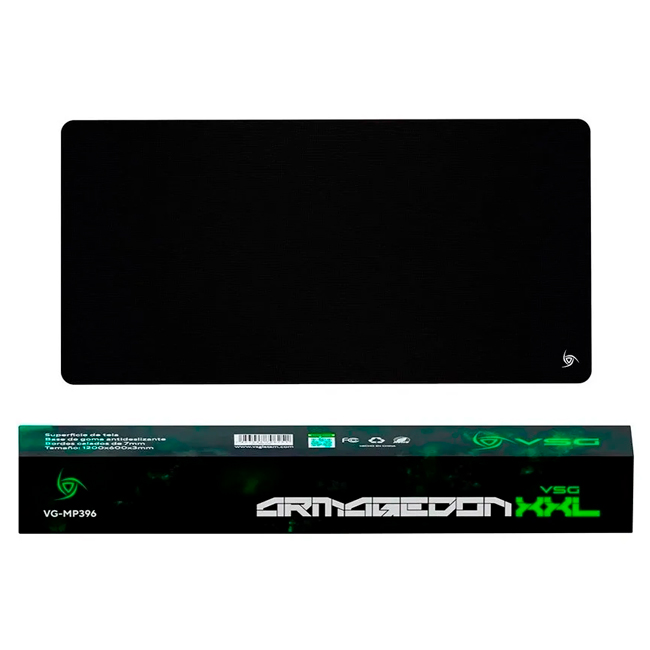 MousePad Vsg Armagedon Xxl Gamer 120 X 60 X 3 Cm - Negro